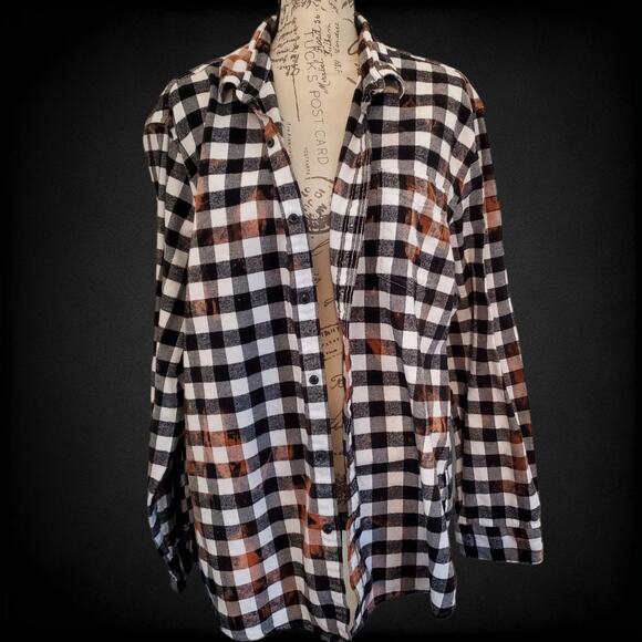 Edward Scissorhands Custom Flannel Shirt - XL - Picture 5 of 7